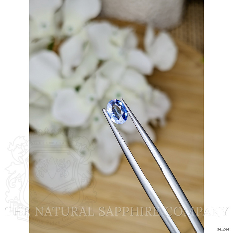 0.45 Ct. Blue Sapphire from Ceylon (Sri Lanka)