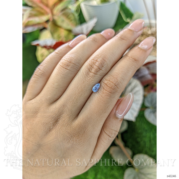 0.64 Ct. Blue Sapphire from Ceylon (Sri Lanka)