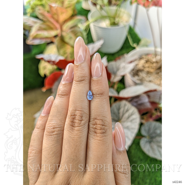 0.64 Ct. Blue Sapphire from Ceylon (Sri Lanka)