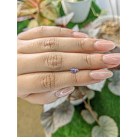 0.63 Ct. Purple Sapphire from Ceylon (Sri Lanka) Life Style