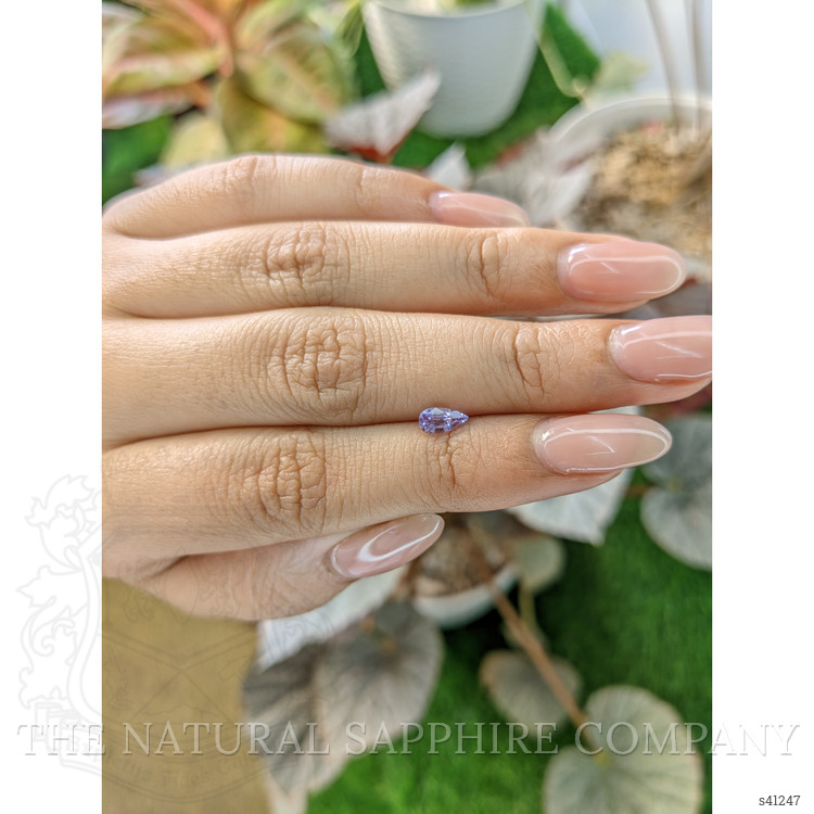 0.63 Ct. Purple Sapphire from Ceylon (Sri Lanka)