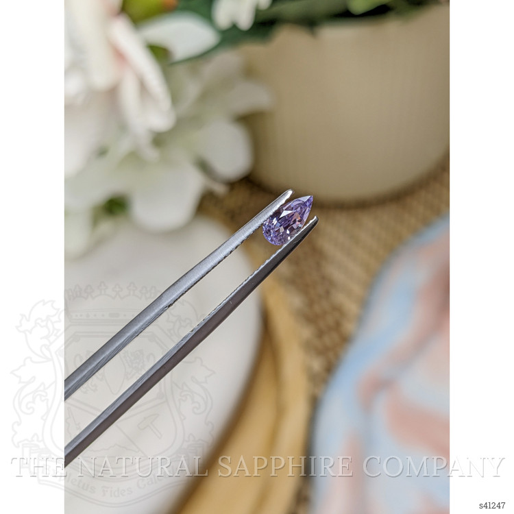 0.63 Ct. Purple Sapphire from Ceylon (Sri Lanka)