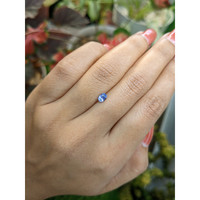 0.44 Ct. Blue Sapphire from Ceylon (Sri Lanka) Life Style