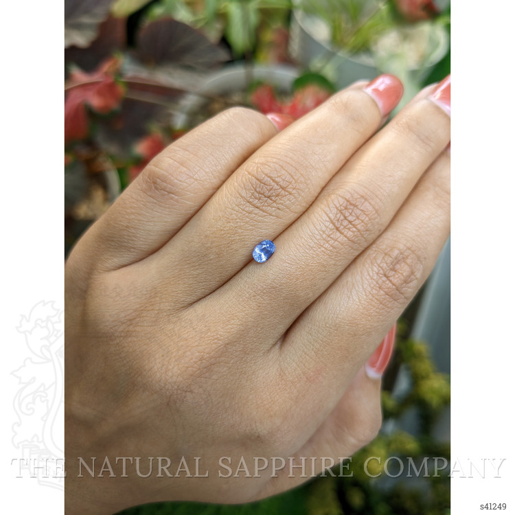 0.44 Ct. Blue Sapphire from Ceylon (Sri Lanka)