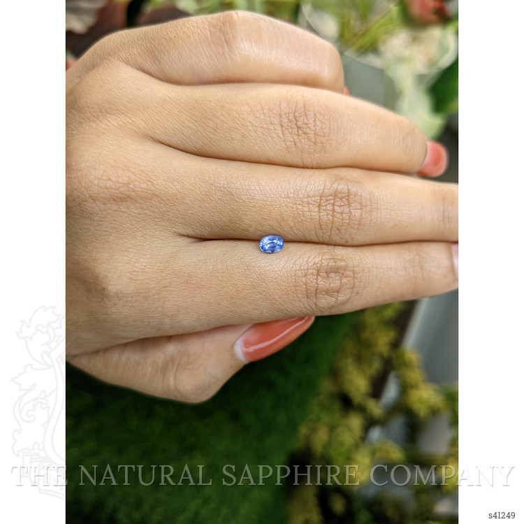 0.44 Ct. Blue Sapphire from Ceylon (Sri Lanka)