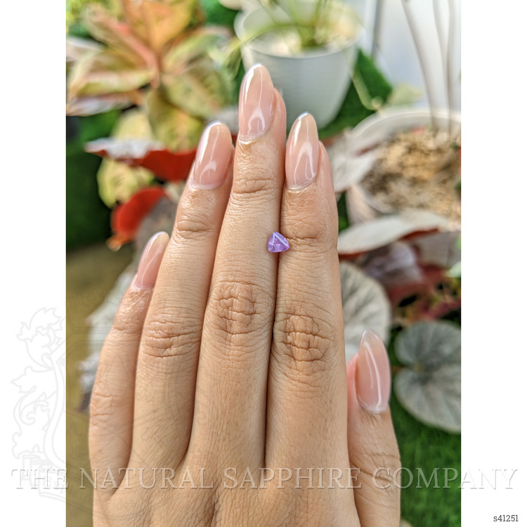 0.48 Ct. Purple Sapphire from Ceylon (Sri Lanka)