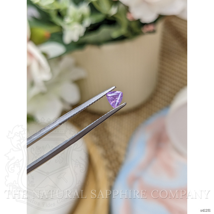 0.48 Ct. Purple Sapphire from Ceylon (Sri Lanka)