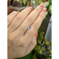 0.60 Ct. Bluish Purple Sapphire from Ceylon (Sri Lanka) Life Style