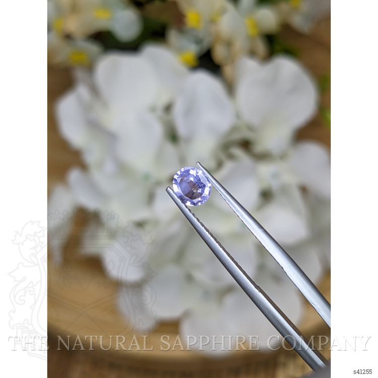 0.60 Ct. Bluish Purple Sapphire from Ceylon (Sri Lanka)