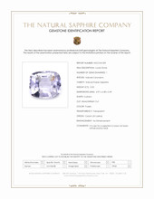 0.50 Ct. Purple Sapphire from Ceylon (Sri Lanka) Scan Report