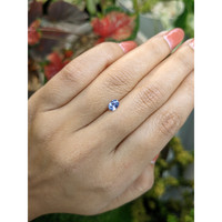 0.44 Ct. Blue Sapphire from Ceylon (Sri Lanka) Life Style