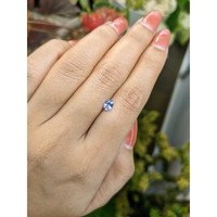 0.44 Ct. Blue Sapphire from Ceylon (Sri Lanka) Life Style