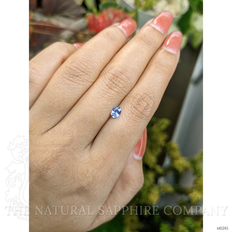 0.44 Ct. Blue Sapphire from Ceylon (Sri Lanka)