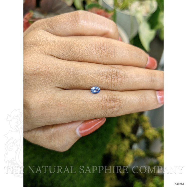 0.44 Ct. Blue Sapphire from Ceylon (Sri Lanka)