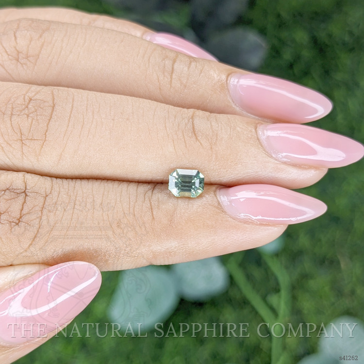 0.76 Ct. Bluish Green Sapphire from Madagascar