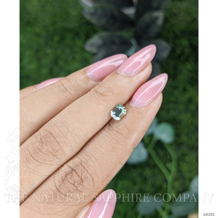 0.76 Ct. Bluish Green Sapphire from Madagascar