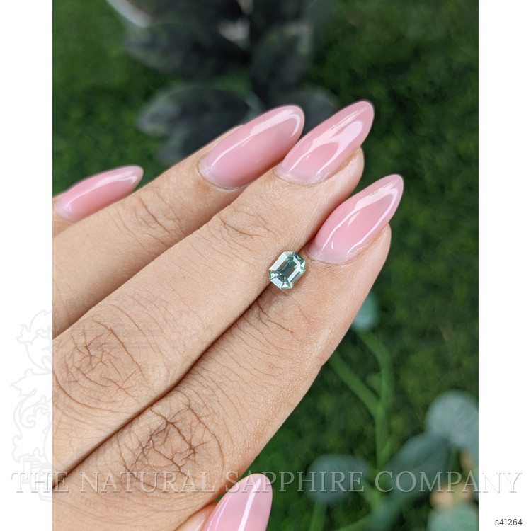 0.64 Ct. Bluish Green Sapphire from Madagascar