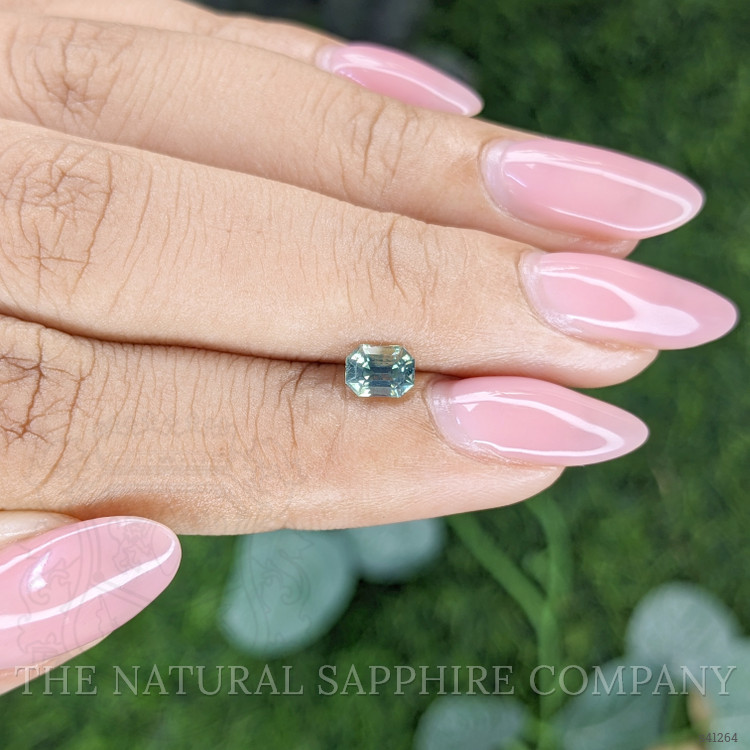0.64 Ct. Bluish Green Sapphire from Madagascar
