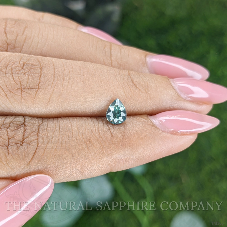 0.71 Ct. Bluish Green Sapphire from Madagascar