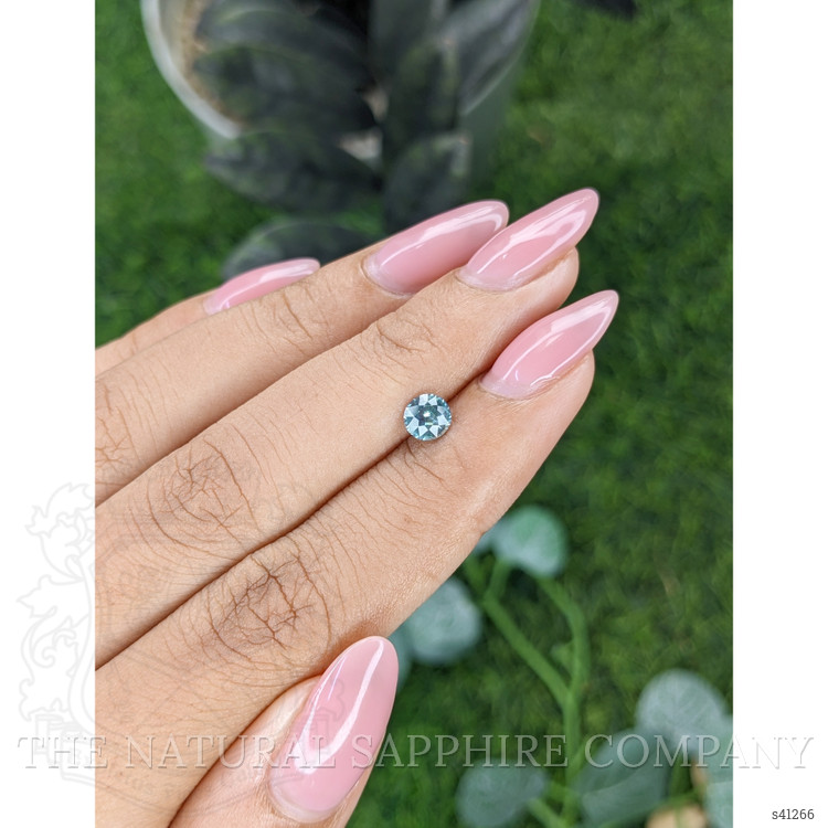 0.56 Ct. Greenish Blue Sapphire from Madagascar