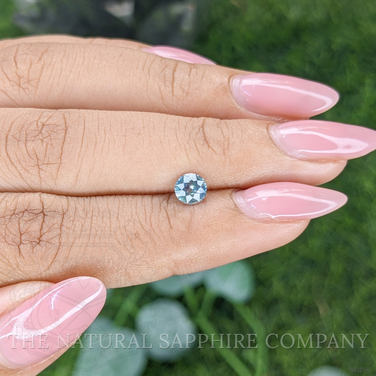 0.56 Ct. Greenish Blue Sapphire from Madagascar