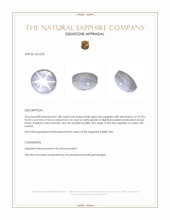 7.88 Ct. Bluish Grey Star Sapphire from Ceylon (Sri Lanka) Appraisal
