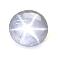 7.88 Ct. Bluish Grey Star Sapphire from Ceylon (Sri Lanka) Video