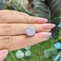 7.88 Ct. Bluish Grey Star Sapphire from Ceylon (Sri Lanka) Life Style