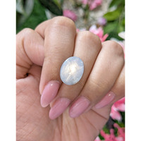 11.56 Ct. Greyish Blue Star Sapphire from Ceylon (Sri Lanka) Life Style