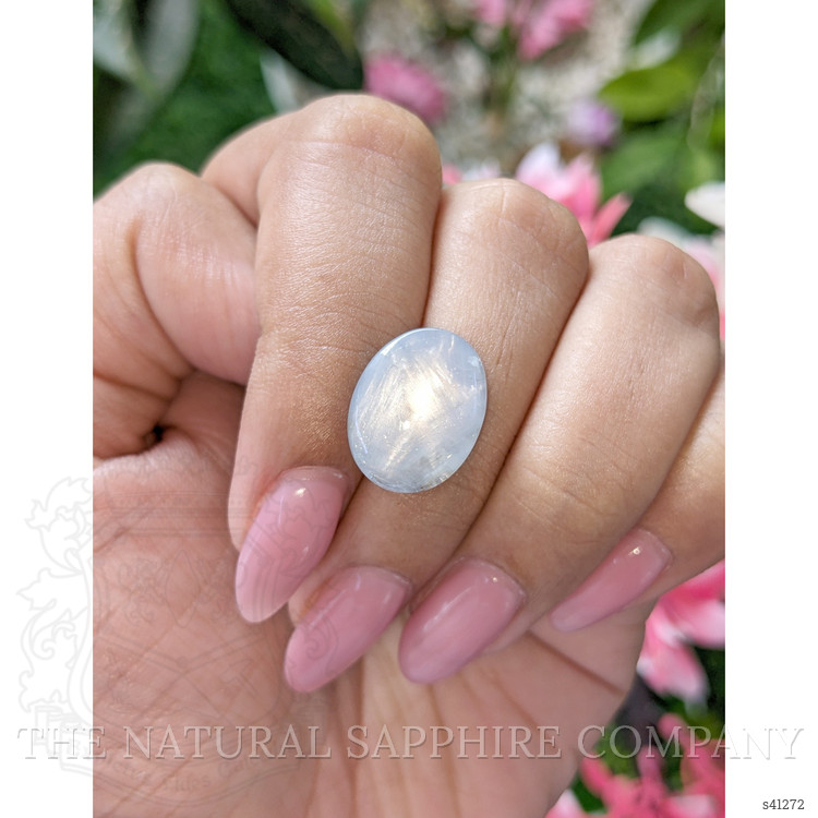 11.56 Ct. Greyish Blue Star Sapphire from Ceylon (Sri Lanka)