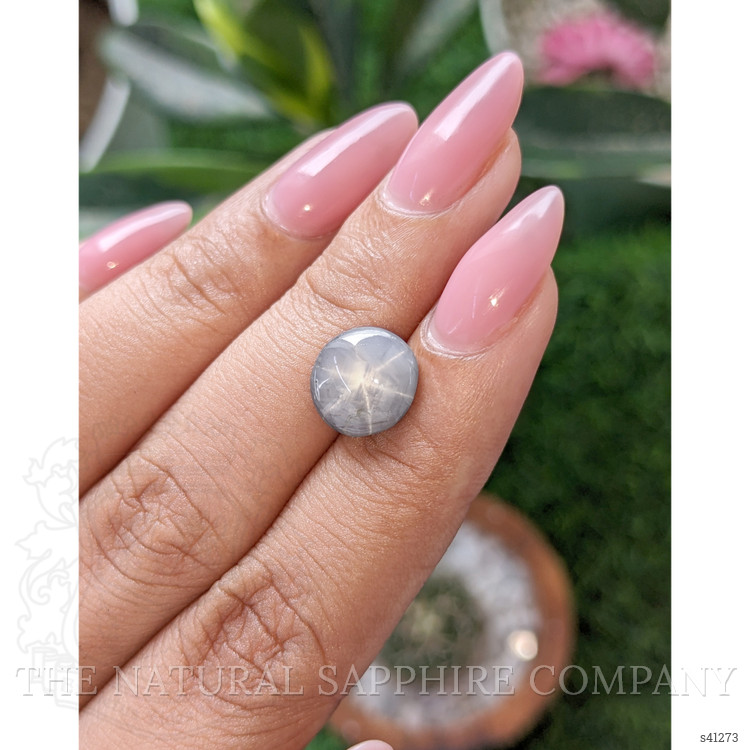 4.60 Ct. Purplish Blue Star Sapphire from Ceylon (Sri Lanka)