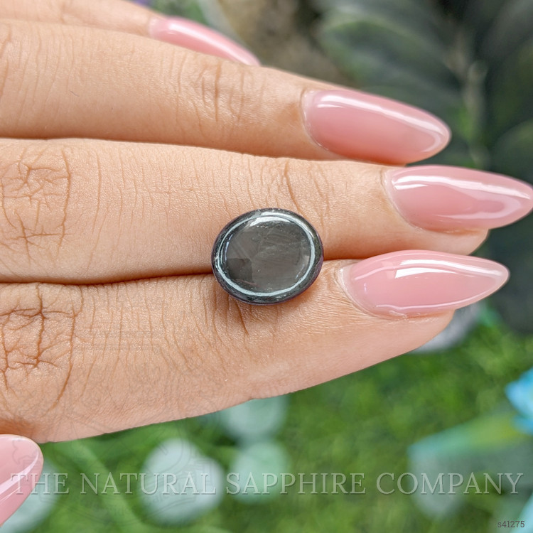 6.73 Ct. Black Star Sapphire from Ceylon (Sri Lanka)