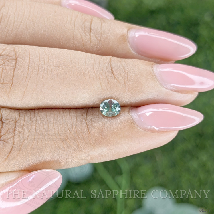 0.55 Ct. Bluish Green Sapphire from Madagascar