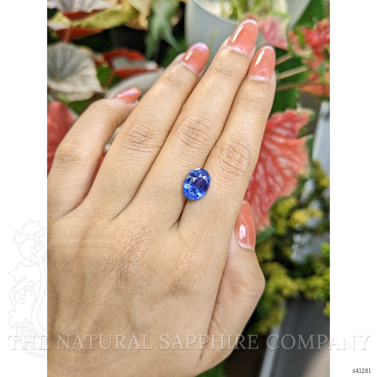 5.05 Ct. Blue Sapphire from Ceylon (Sri Lanka)