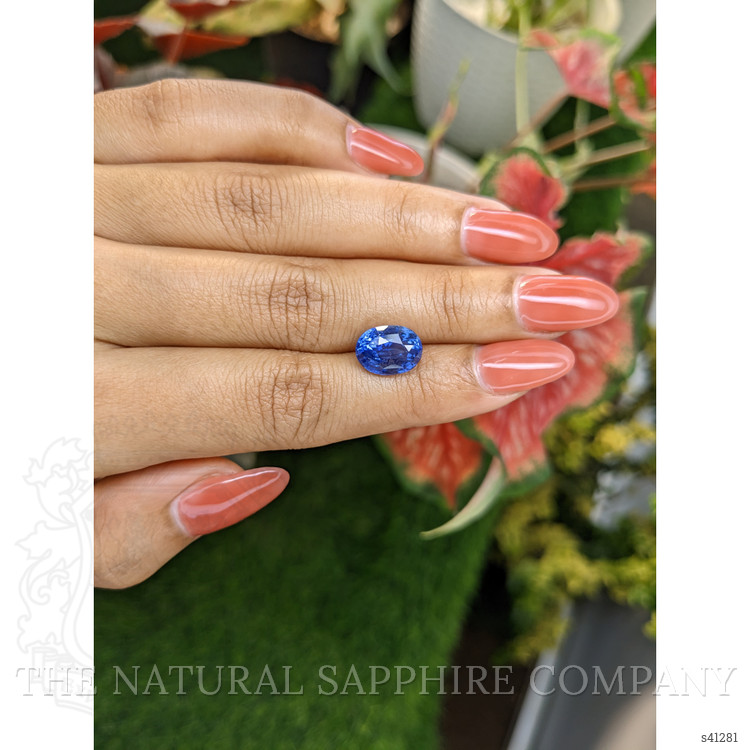 5.05 Ct. Blue Sapphire from Ceylon (Sri Lanka)