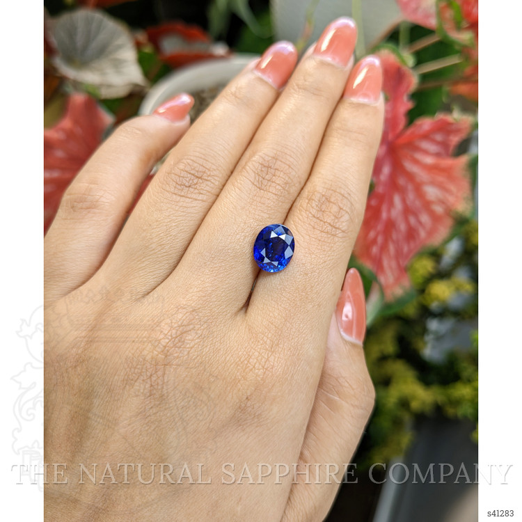5.29 Ct. Blue Sapphire from Ceylon (Sri Lanka)