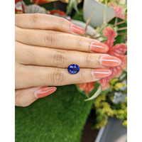 5.29 Ct. Blue Sapphire from Ceylon (Sri Lanka) Life Style