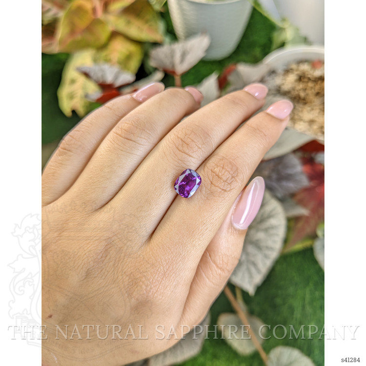 3.74 Ct. Pinkish Purple Sapphire from Ceylon (Sri Lanka)