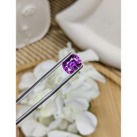 3.74 Ct. Pinkish Purple Sapphire from Ceylon (Sri Lanka) Life Style
