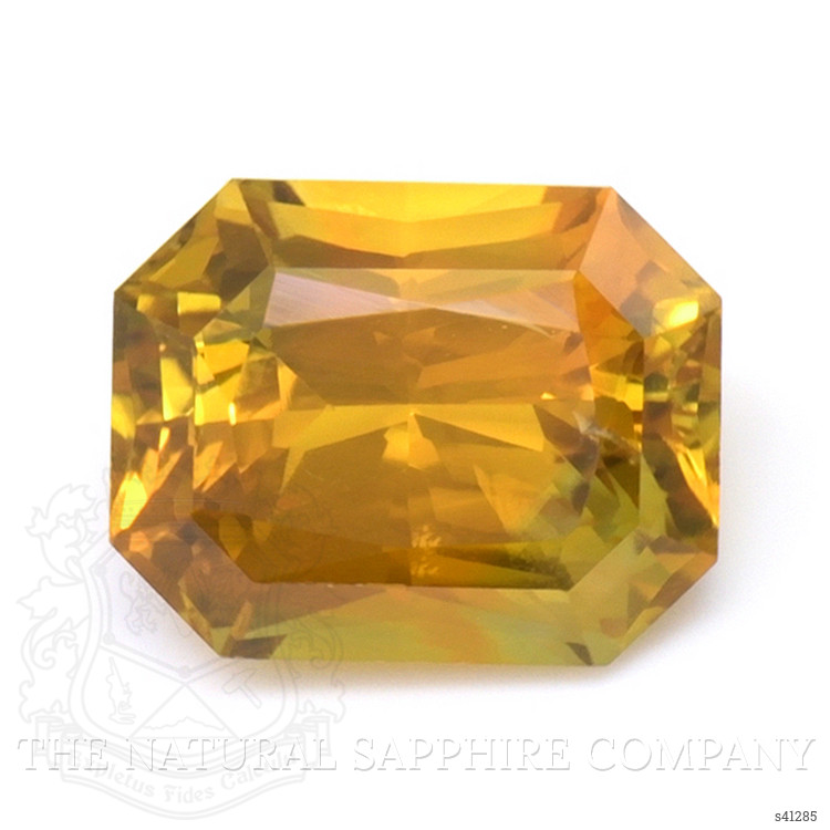 5.17 Ct. Yellowish Orange Sapphire from Ceylon (Sri Lanka)