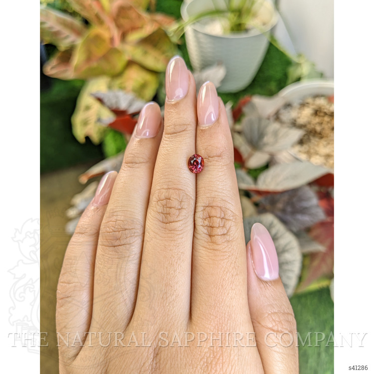 1.23 Ct. Padparadscha Sapphire from Ceylon (Sri Lanka)