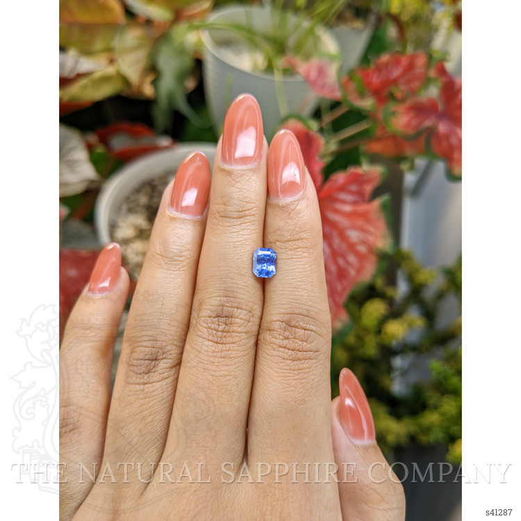 1.26 Ct. Blue Sapphire from Ceylon (Sri Lanka)