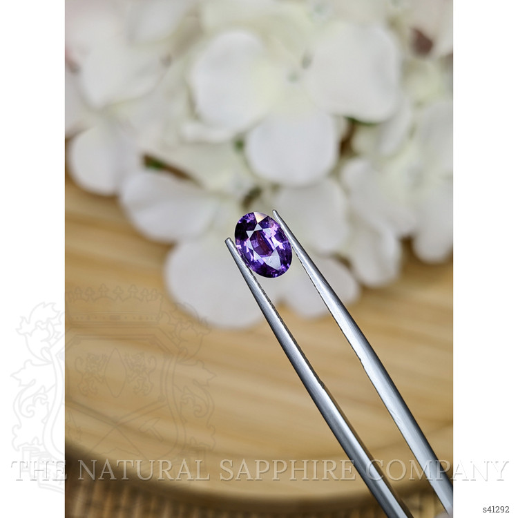 1.23 Ct. Purple Sapphire from Ceylon (Sri Lanka)