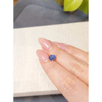 1.68 Ct. Purplish Blue Sapphire from Ceylon (Sri Lanka) Life Style