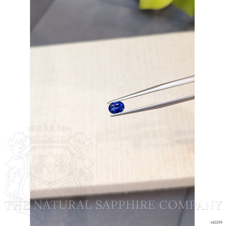 0.81 Ct. Purplish Blue Sapphire from Madagascar