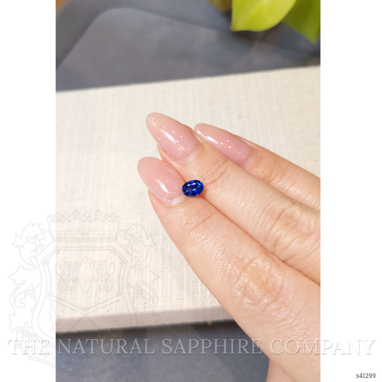 0.81 Ct. Purplish Blue Sapphire from Madagascar