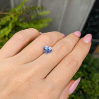 1.63 Ct. Blue Sapphire from Ceylon (Sri Lanka) Life Style