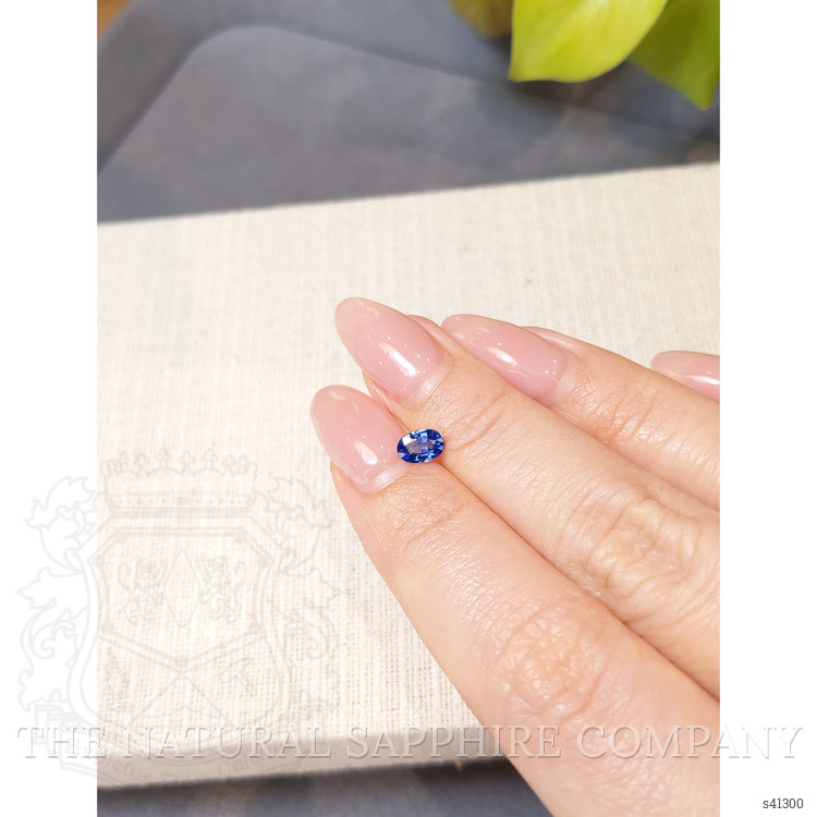 0.53 Ct. Blue Sapphire from Ceylon (Sri Lanka)