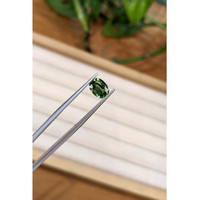 1.33 Ct. Bluish Green Sapphire from Madagascar Life Style