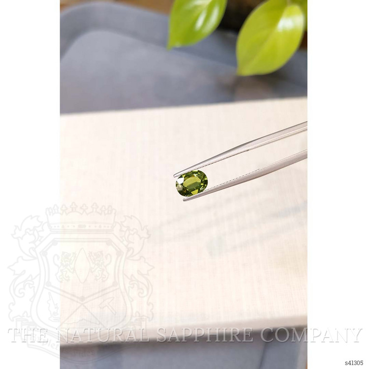 1.41 Ct. Yellowish Green Sapphire from Madagascar